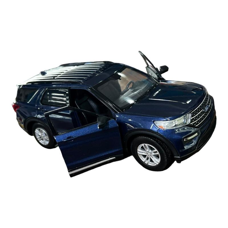 ミニカー Motor Max 2022 Ford Explorer Miniatura Ford Explorer 2022 Azul Motormax Metal 1:24 - Carrinhos